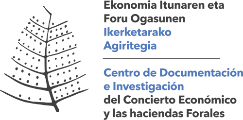 Logotipo de Ituna: Centro de Documentación e Investigación del Concierto Económico y las Haciendas Forales - Ekonomia Itunaren eta Foru Ogasunen Ikerketarako Agiritegia
